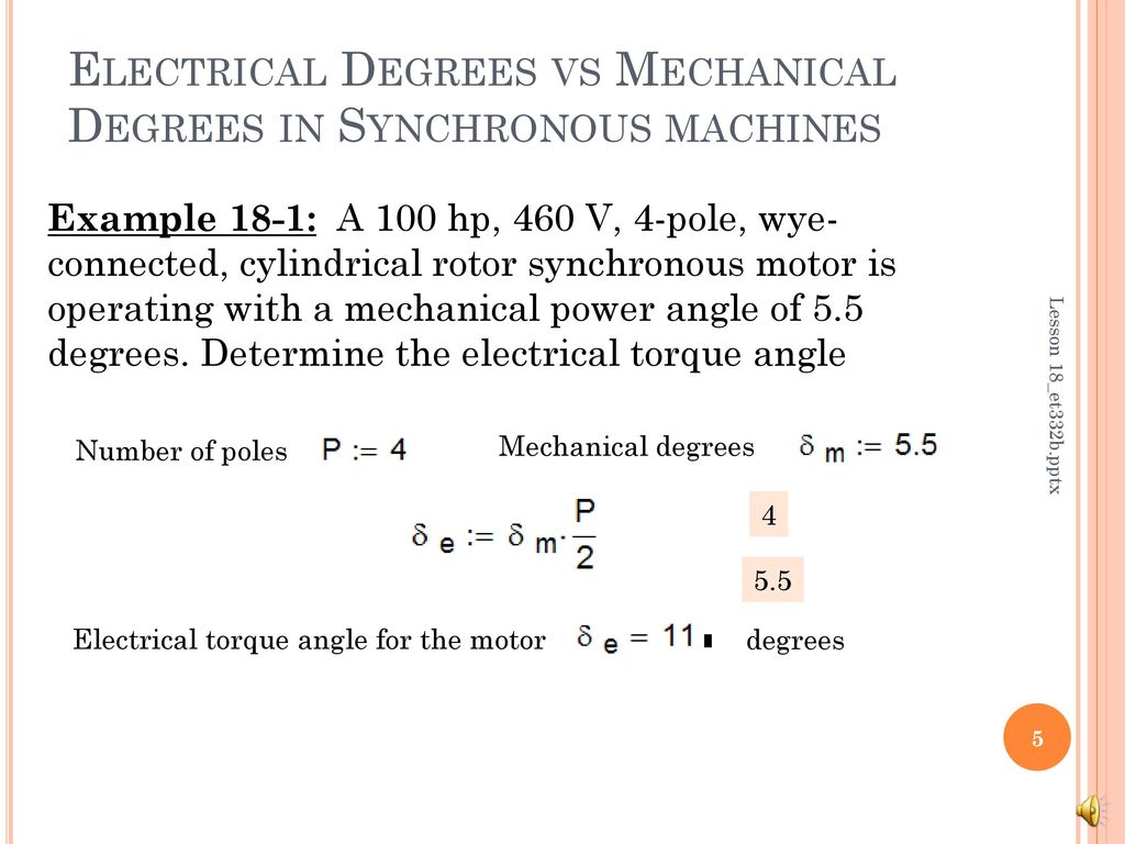 Electrical degrees outlet